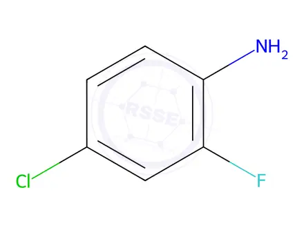 Chemical structure of Benzenamine, 4-chloro-2-fluoro (BSC)