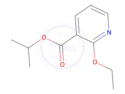 Chemical structure of 3-Pyridinecarboxylicacid,2-ethoxy-,1-methylethylester(9CI)