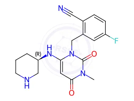 Chemical structure of Trelagliptin Impurity 169