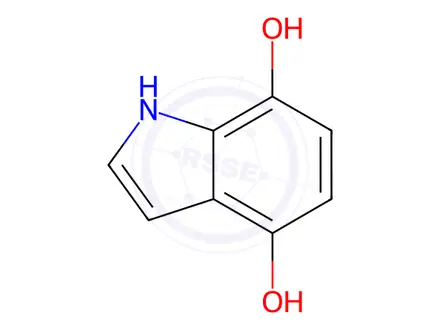 Chemical structure of 1H-Indole-4,7-diol