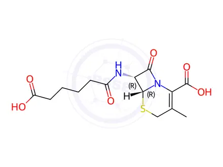 Chemical structure of Adipyl-7-ADCA