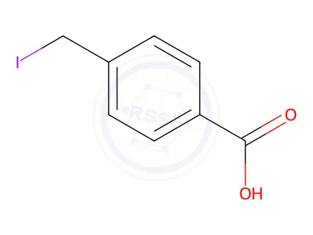 Chemical structure of 4-(iodomethyl)benzoic acid