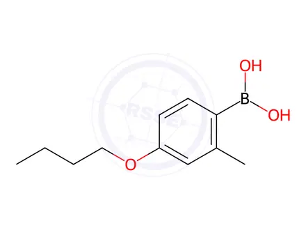 Chemical structure of (4-Butoxy-2-methylphenyl)boronic acid