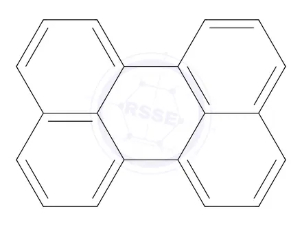 Chemical structure of Perylene