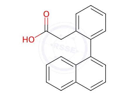 Chemical structure of 2-(2-(Naphthalen-1-yl)phenyl)acetic acid