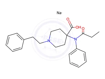 Chemical structure of Carfentanil Precursor Sodium Salt