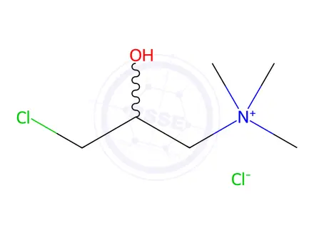 Chemical structure of (3-Chloro-2-hydroxypropyl)trimethylammonium Chloride