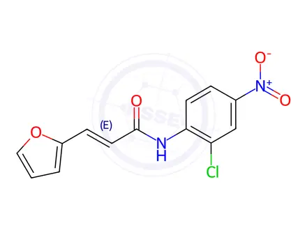 Chemical structure of N-(2-Chloro-4-nitrophenyl)-3-(furan-2-yl)acrylamide
