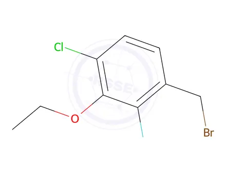 Chemical structure of 4-Chloro-3-ethoxy-2-fluorobenzyl bromide
