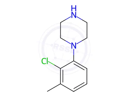 Chemical structure of 1-(2-Chloro-3-methylphenyl)piperazine