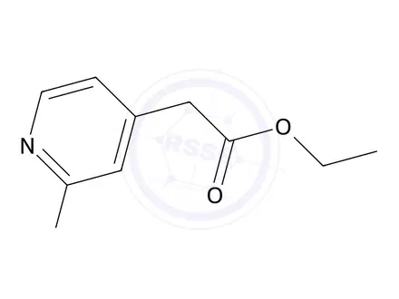 Chemical structure of ethyl 2-(2-fluoropyridin-4-yl)acetate
