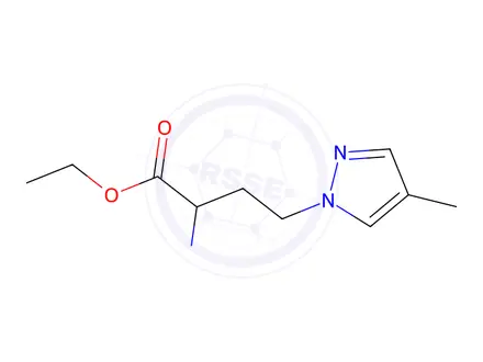 Chemical structure of Ethyl 4-(4-methyl-1h-pyrazol-1-yl)-2-(methylamino)butanoate