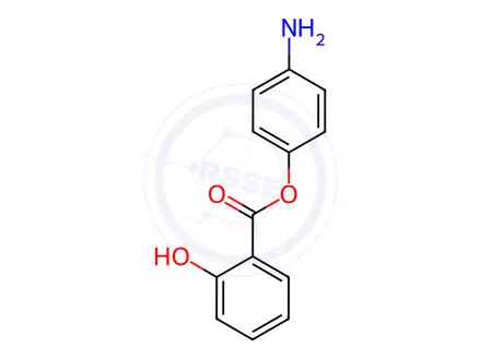 Chemical structure of Acetaminosalol N-Desacetyl Impurity