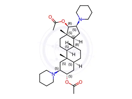 Chemical structure of Pancuronium Bromide EP Impurity E (Vecuronium Bromide USP Related Compound A)