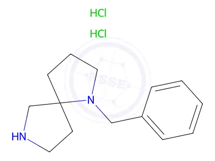 Chemical structure of 1-Benzyl-1,7-diaza-spiro[4.4]nonane Dihydrochloride