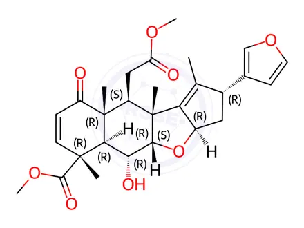 Chemical structure of Deacetylnimbin