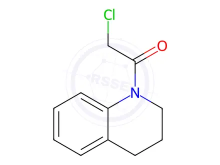 Chemical structure of 2-Chloro-1-(3,4-Dihydroquinolin-1(2H)-Yl)Ethanone