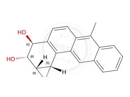 Chemical structure of 7-methylbenz(a)anthracene 3,4-dihydrodiol 1,2-epoxide