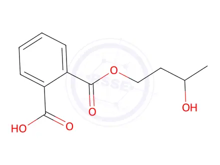 Chemical structure of Mono(3-hydroxybutyl)phthalate