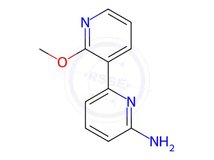 Chemical structure of 2'-Methoxy-2,3'-bipyridin-6-amine