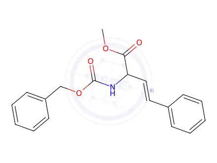 Chemical structure of 2-CBZ-AMINO-4-PHENYLBUT-3-ENOIC ACID METHYL ESTER
