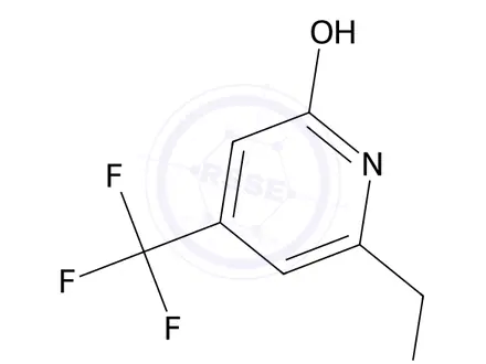 Chemical structure of 6-(Aminomethyl)-4-(trifluoromethyl)pyridin-2(1H)-one