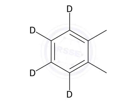 Chemical structure of o-Xylene-d4 (ring-d4)