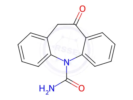 Chemical structure of Oxcarbazepine
