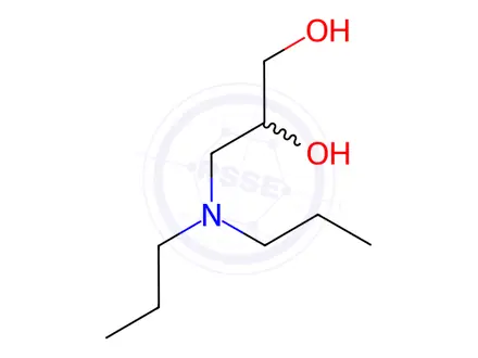 Chemical structure of 3-(Dipropylamino)propane-1,2-diol