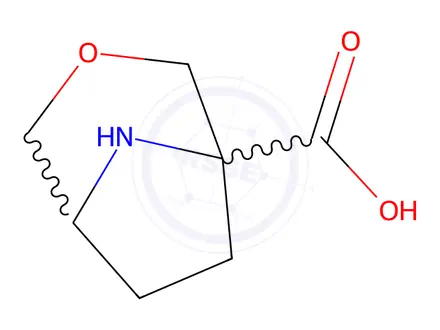 Chemical structure of 3-Oxa-8-azabicyclo[3.2.1]octane-1-carboxylic acid