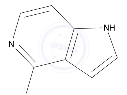 Chemical structure of 4-Fluoro-5-azaindole