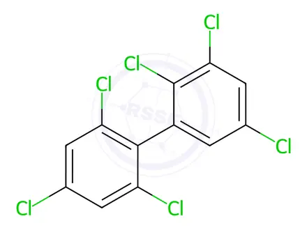 Chemical structure of 2,2',3,4',5,6'-Hexachlorobiphenyl