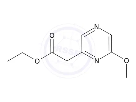 Chemical structure of Ethyl 2-(6-methoxypyrazin-2-yl)acetate