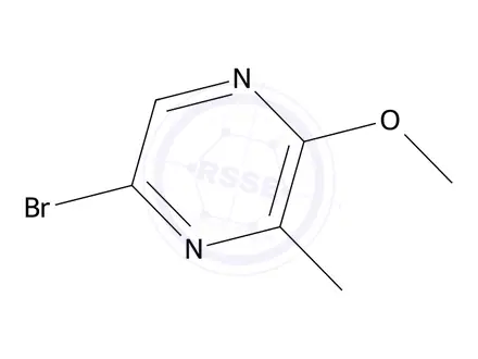 Chemical structure of 5-Bromo-2-methoxy-3-methylpyrazine