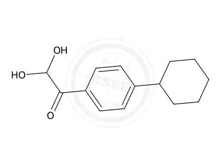 Chemical structure of 1-(4-Cyclohexylphenyl)-2,2-dihydroxyethanone