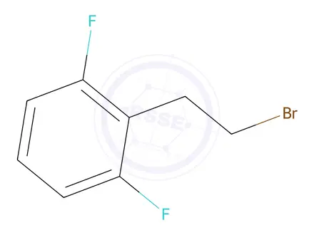 Chemical structure of 2-(2-Bromoethyl)-1,3-difluorobenzene