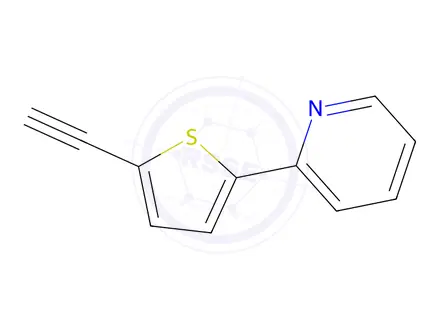 Chemical structure of 2-(5-Ethynylthien-2-yl)pyridine