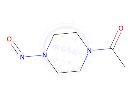 Chemical structure of 1-Acetyl-4-nitrosopiperazine