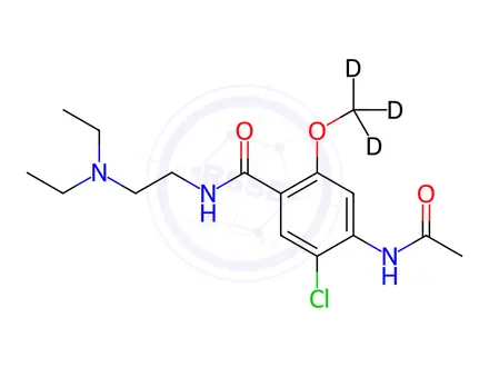 Chemical structure of Metoclopramide EP Impurity A-D3