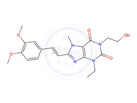 Chemical structure of Istradefylline M8