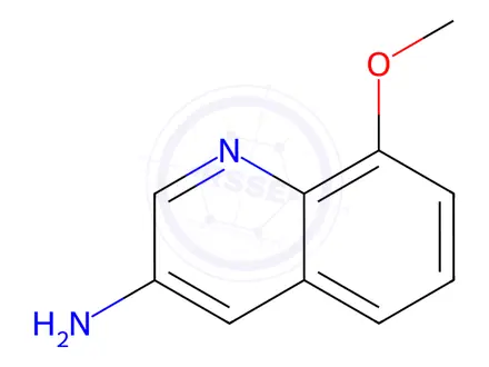 Chemical structure of 8-methoxyquinolin-3-amine