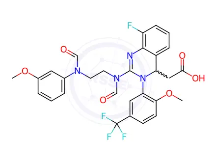 Chemical structure of Letermovir Impurity 143