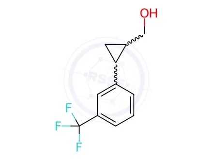 Chemical structure of (2-(3-(Trifluoromethyl)phenyl)cyclopropyl)methanol