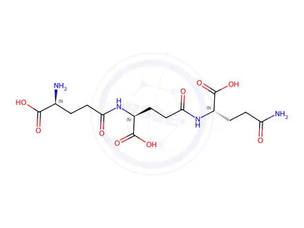 Chemical structure of H-Glu(Glu(Gln-OH)-OH)-OH