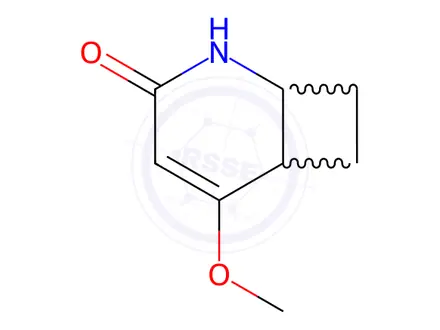 Chemical structure of 2-Azabicyclo[4.2.0]oct-4-en-3-one,5-methoxy-(9CI)