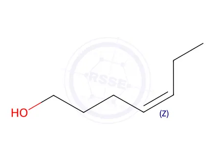 Chemical structure of cis-4-Hepten-1-ol