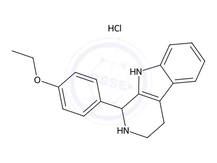 Chemical structure of 1-(4-Ethoxyphenyl)-2,3,4,9-tetrahydro-1H-beta-carboline hydrochloride