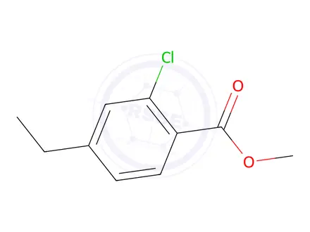 Chemical structure of Methyl 2-chloro-4-ethylbenzoate
