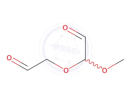 Chemical structure of Methoxy(2-oxoethoxy)acetaldehyde