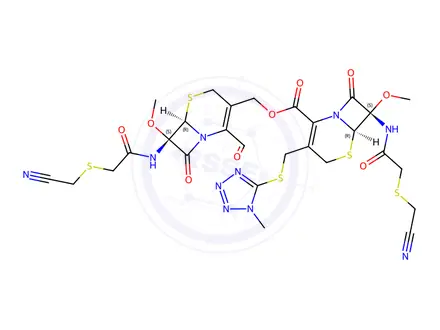 Chemical structure of Cefmetazole Impurity 76